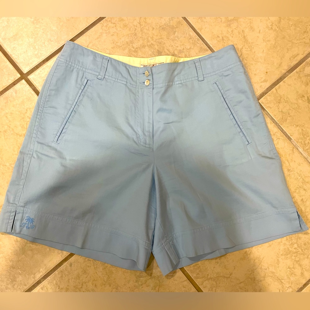 Tommy Bahama Light Blue cotton/ spandex shorts 6